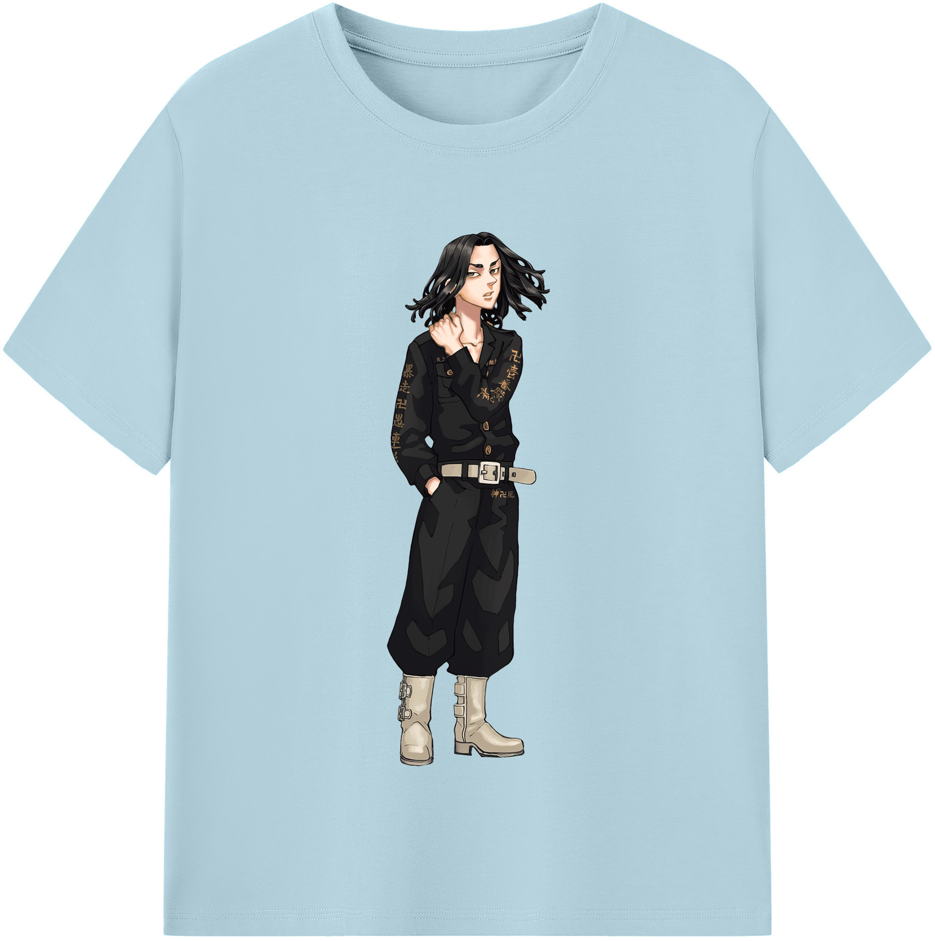 （画像用） 東京リベンジャーズ Tokyo Revengers 綿100％半袖Tシャツ（フロントプリント）